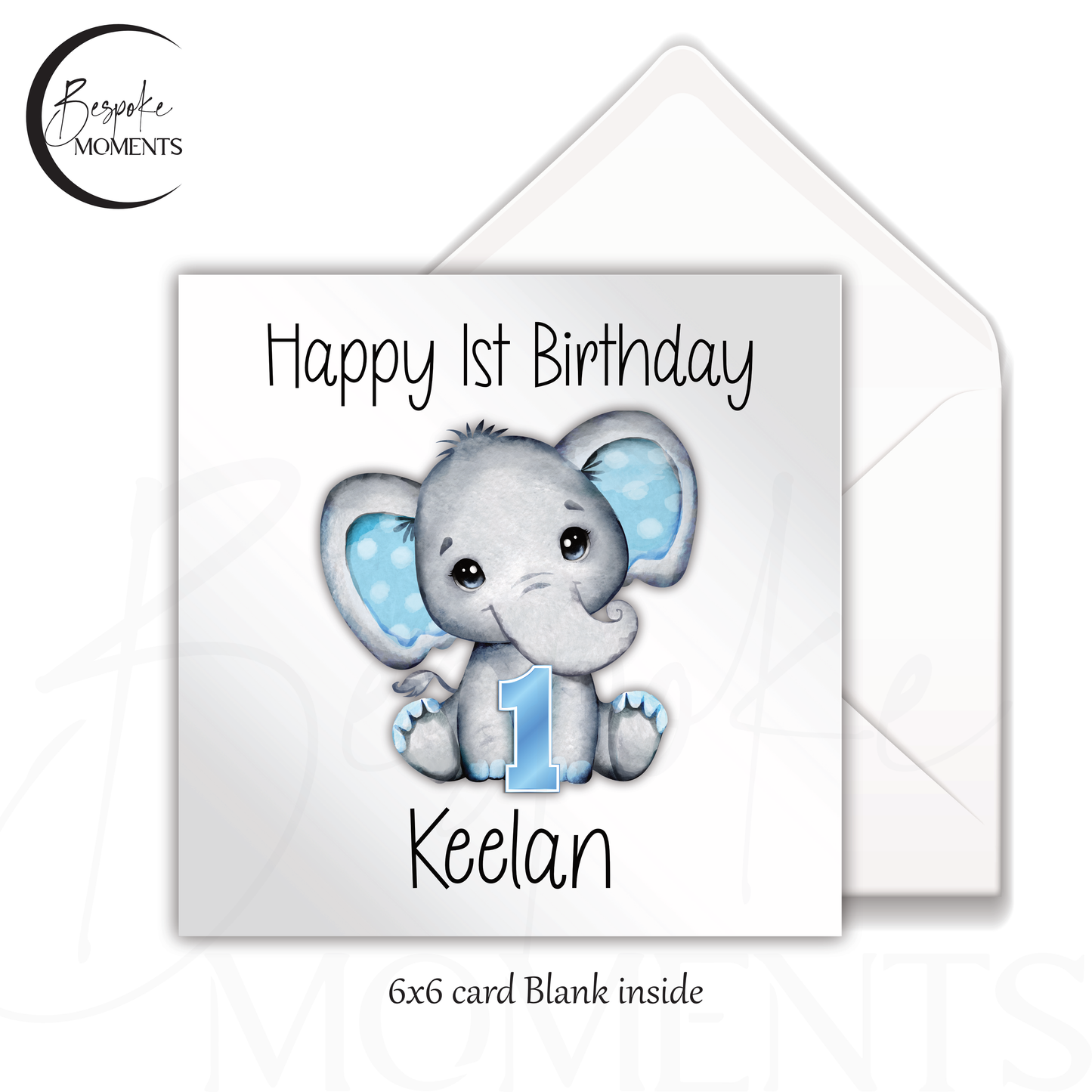 Elephant Parade: A Personalised Birthday Card