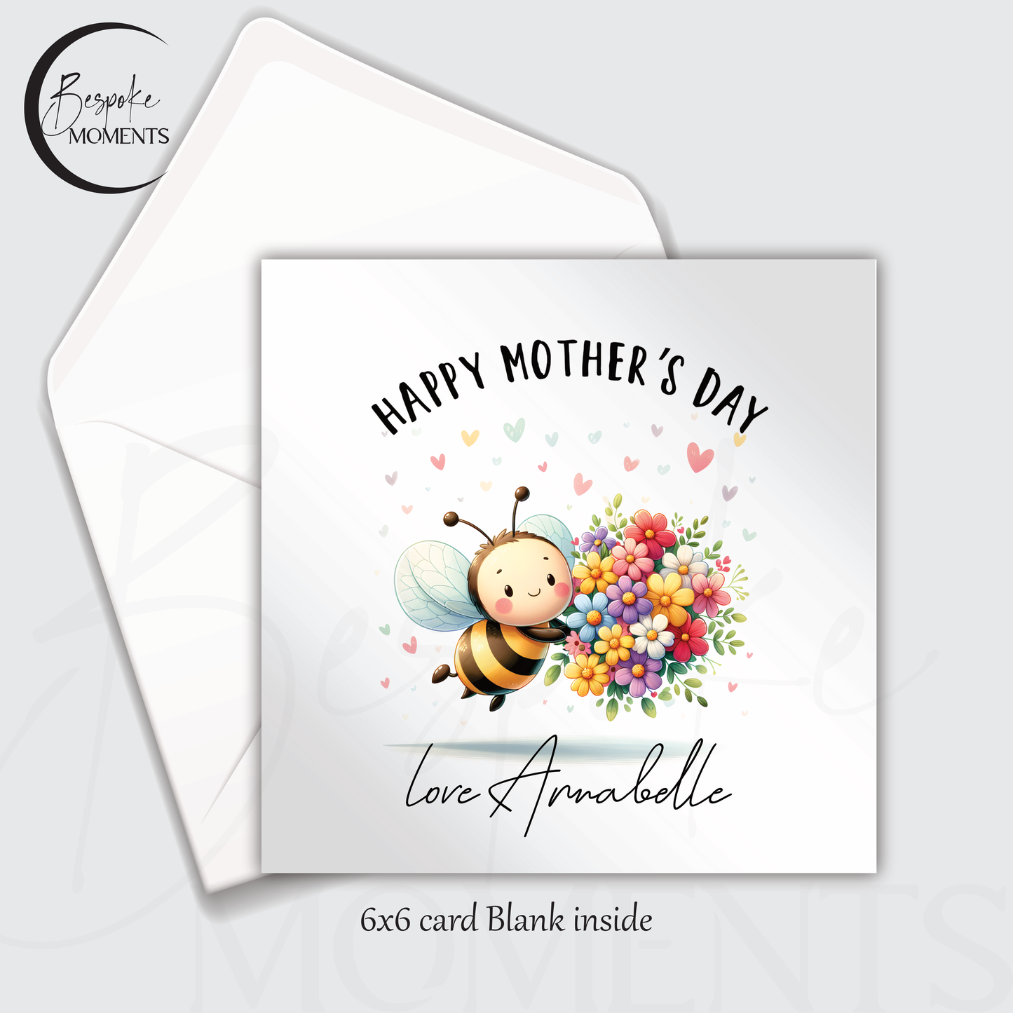 Bee Loved: A Personalised Mother's Day Card
