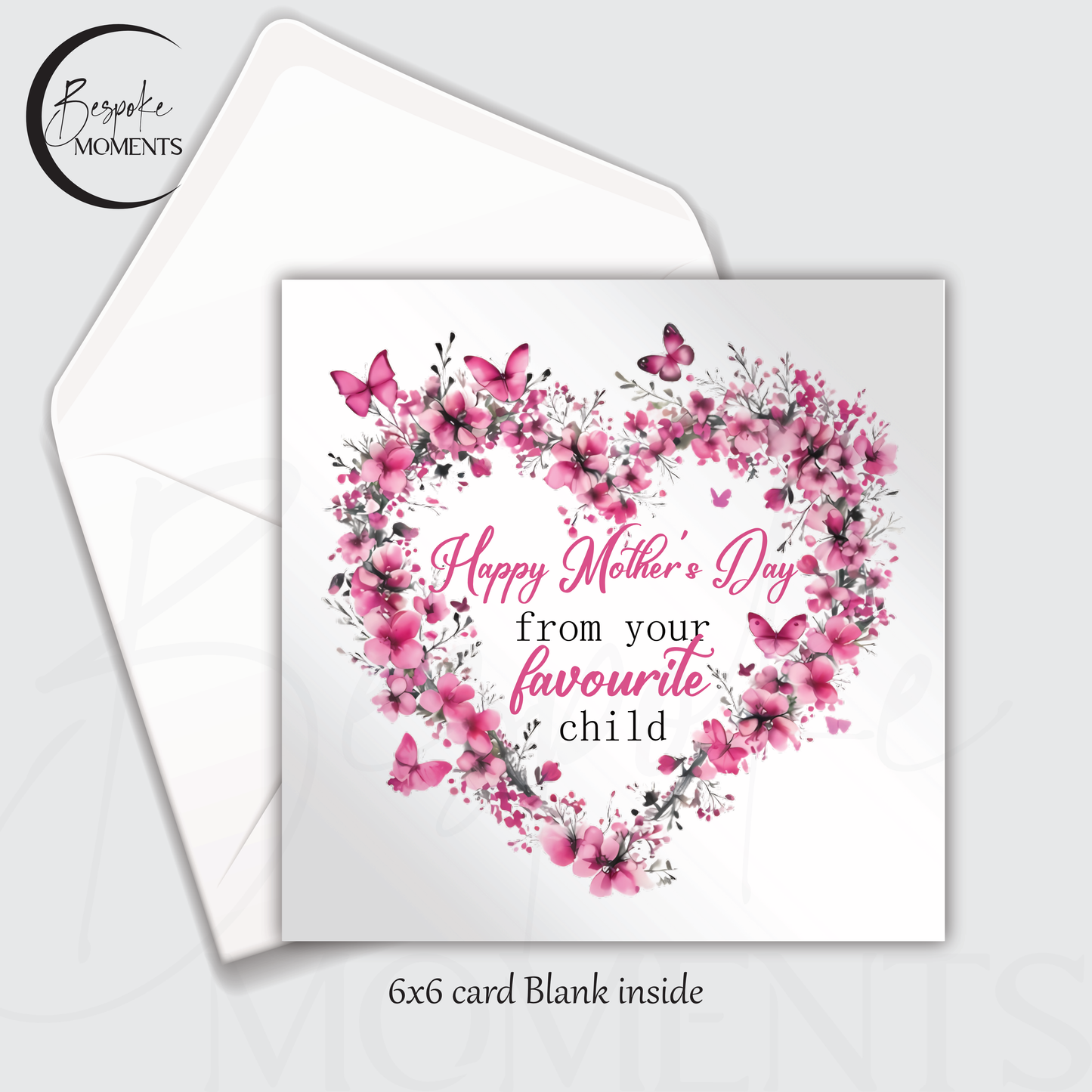 Favourite Child: A Personalised Mother's Day Card
