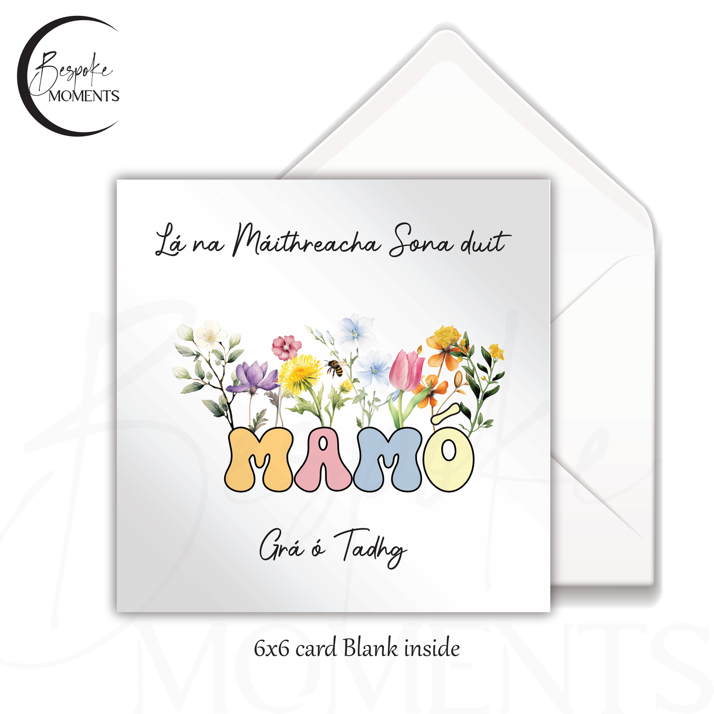 Wildflower Words: A Personalised Mother's Day Card