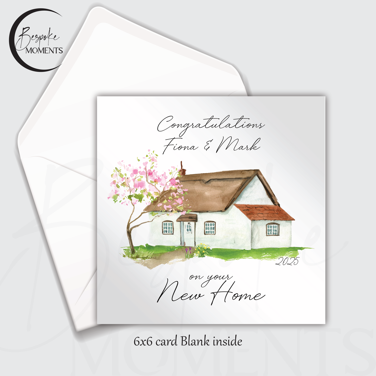 Cosy Cottage: A Personalised New Home Card