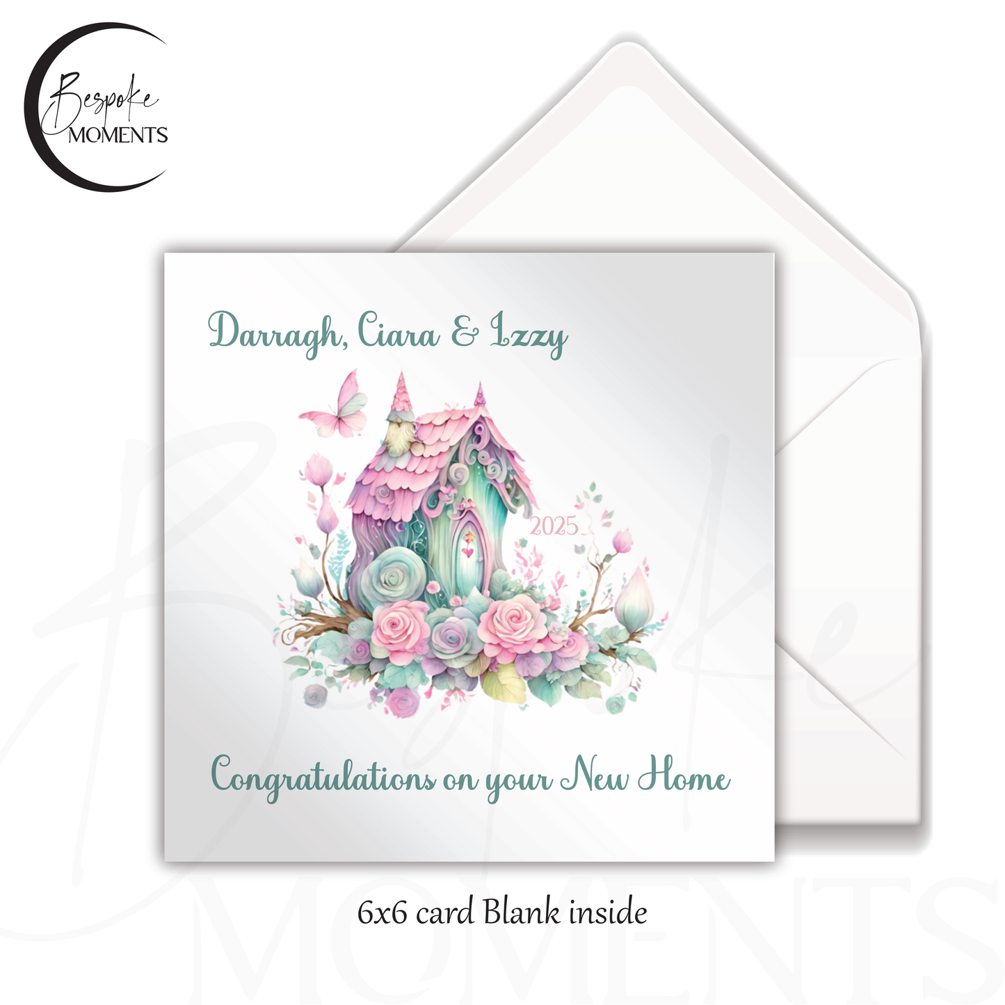 Enchanted Haven: A Personalised New Home Card