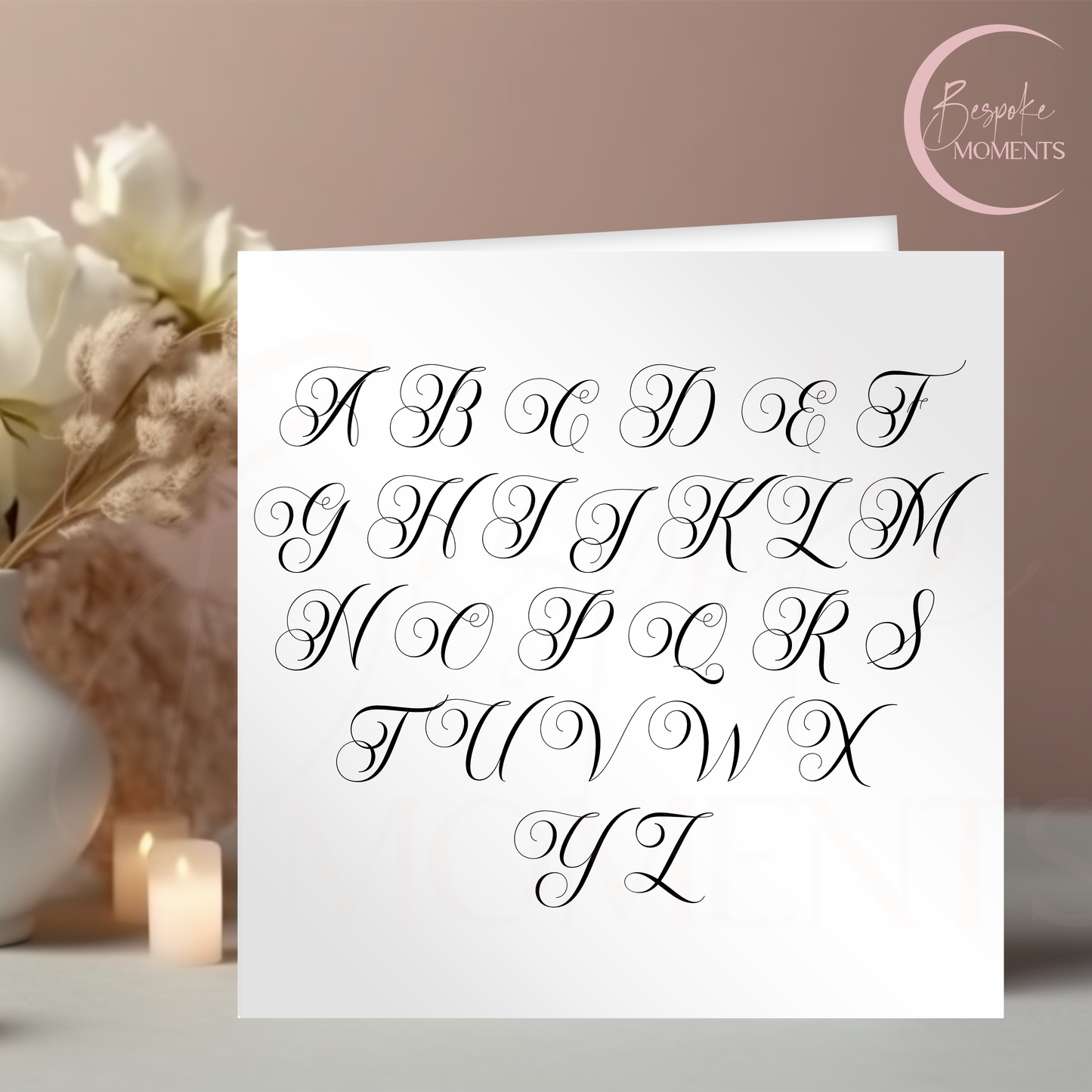 Divine Elegance: A Personalised Confirmation Card