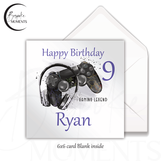 Level Up Your Birthday: A Personalised Birthday Card