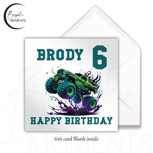 Rev Up the Fun: A Personalised Birthday Card