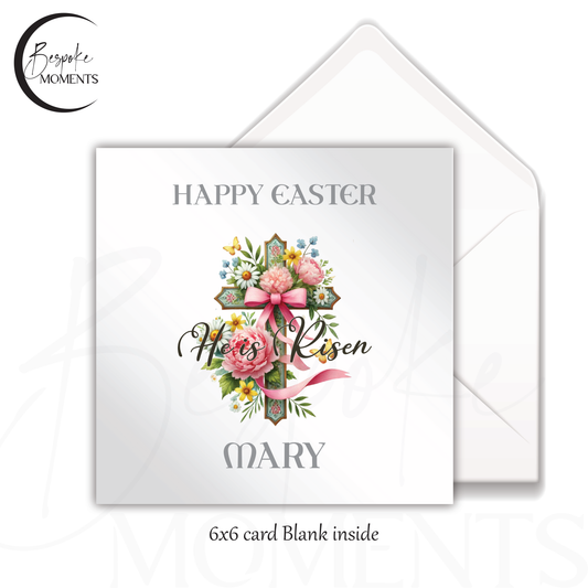 Easter Cross: A Personalised Easter Card