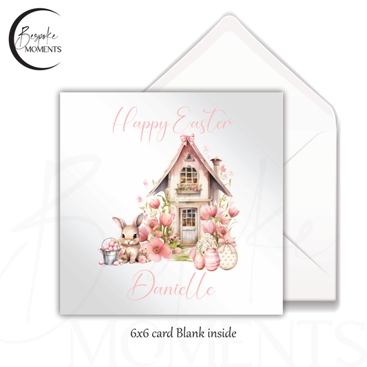 Country Cottage: A Personalised Easter Card