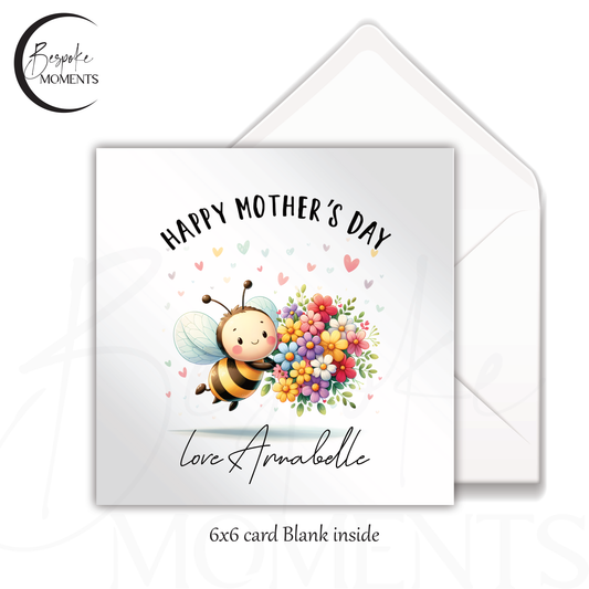 Bee Loved: A Personalised Mother's Day Card
