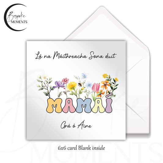 Wildflower Words: A Personalised Mother's Day Card