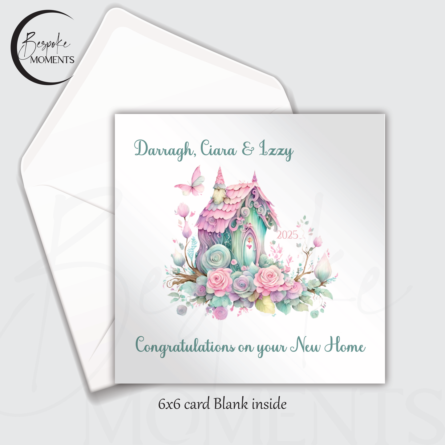 Enchanted Haven: A Personalised New Home Card