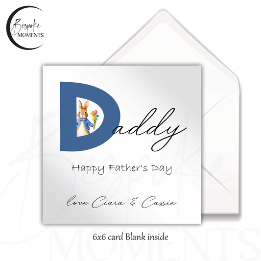 Hoppy Father's Day: A Personalised Father's Day Card