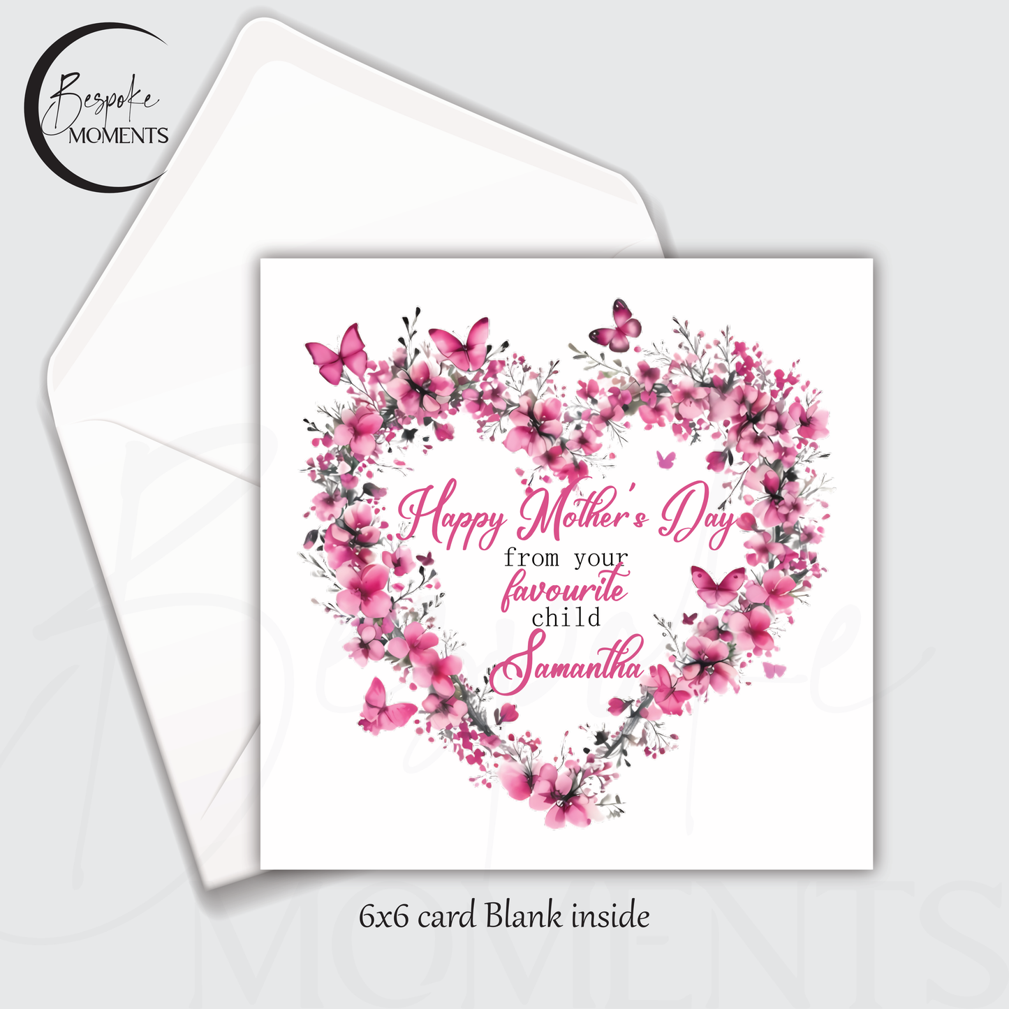 Favourite Child: A Personalised Mother's Day Card
