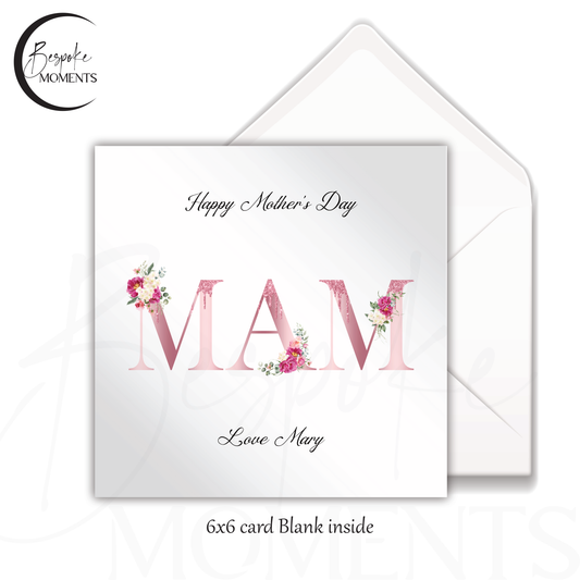 Blooming Love: A Personalised Mother's Day Card