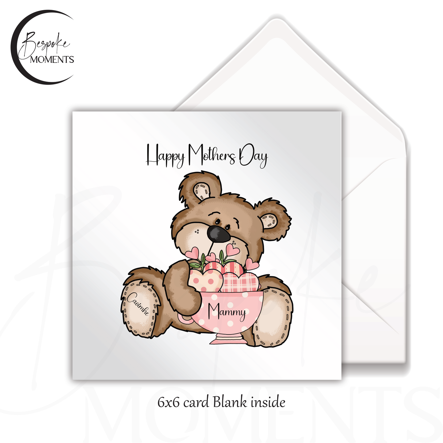 Teddy Hugs: A Personalised Mother's Day Card