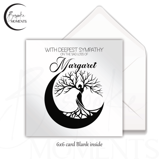 Tree of Remembrance: A Personalised Sympathy Card