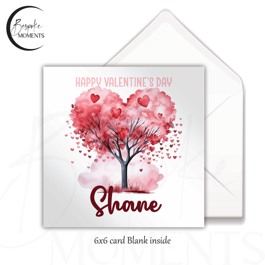 Tree of Hearts: A Personalised Valentine's Day Card
