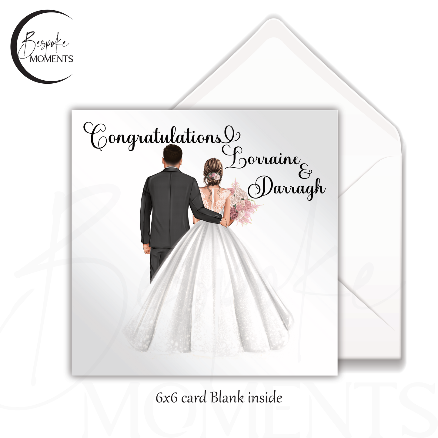 Forever Together: A Personalised Wedding Card