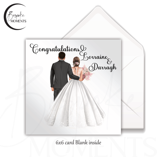 Forever Together: A Personalised Wedding Card
