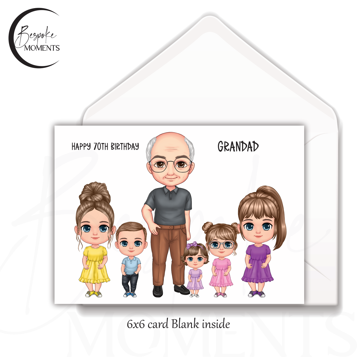 Custom Card - Personalised Greeting Card - Fully Customisable