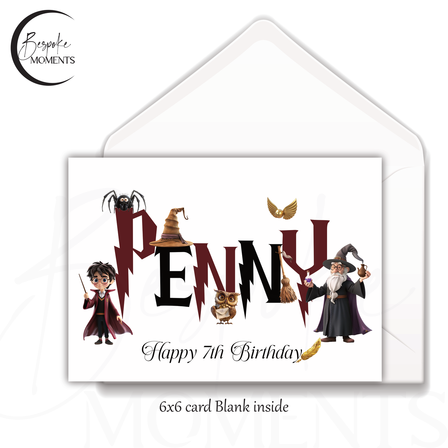 Custom Card - Personalised Greeting Card - Fully Customisable