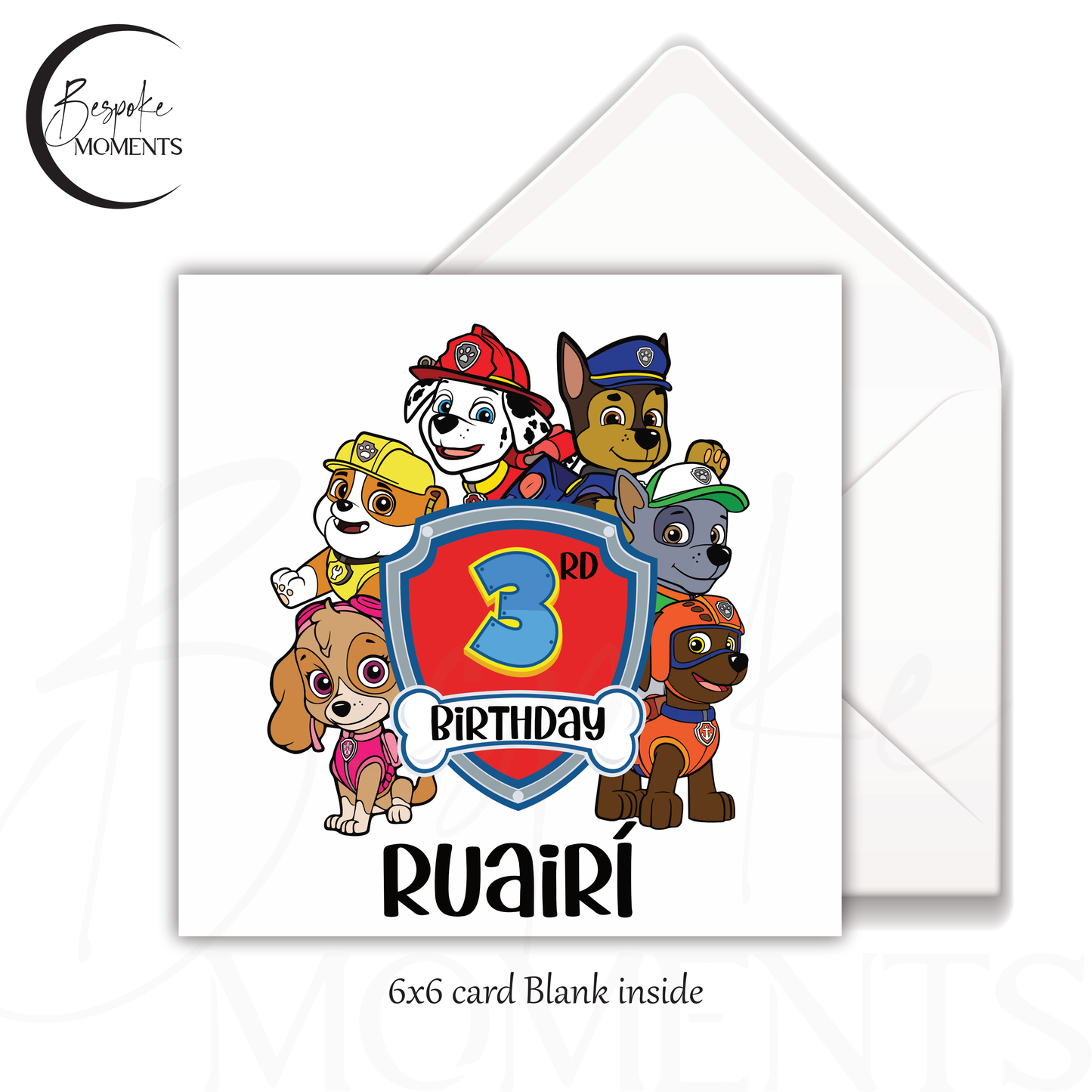 Custom Card - Personalised Greeting Card - Fully Customisable